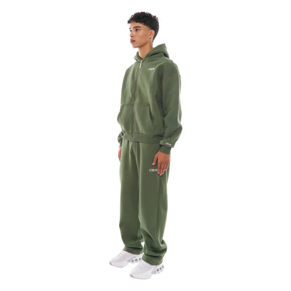 Tracksuit zip-up green
