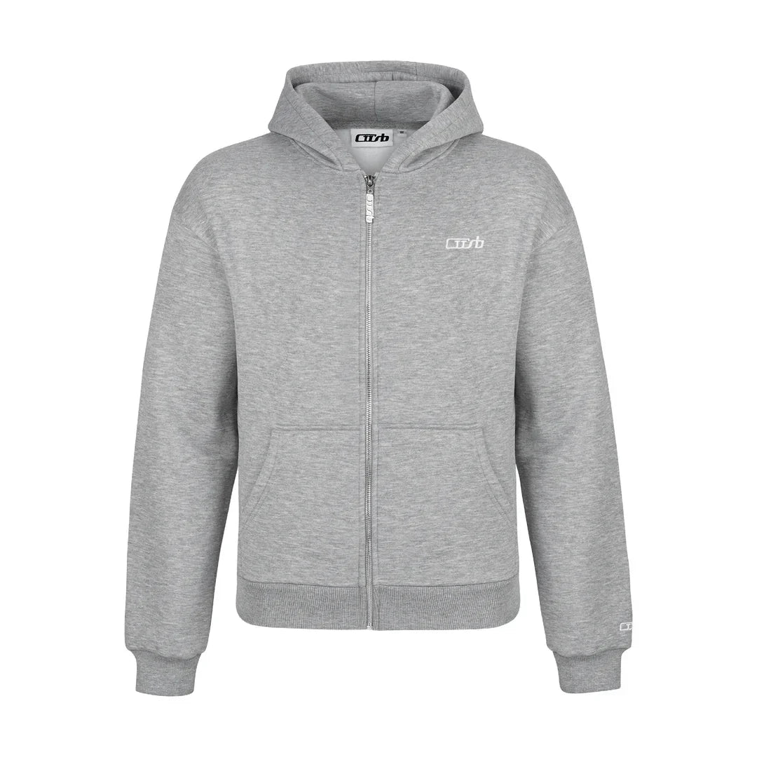 Tracksuit zip-up grey