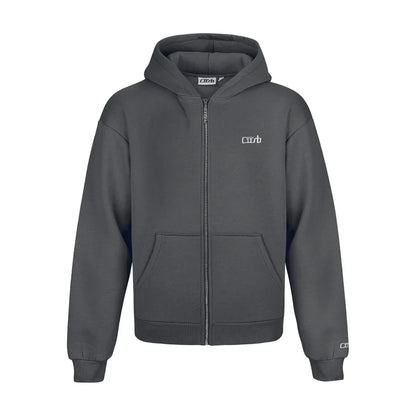 Tracksuit zip-up anthrazit