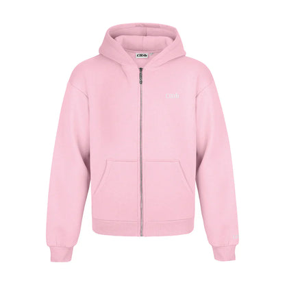 Tracksuit zip-up pink