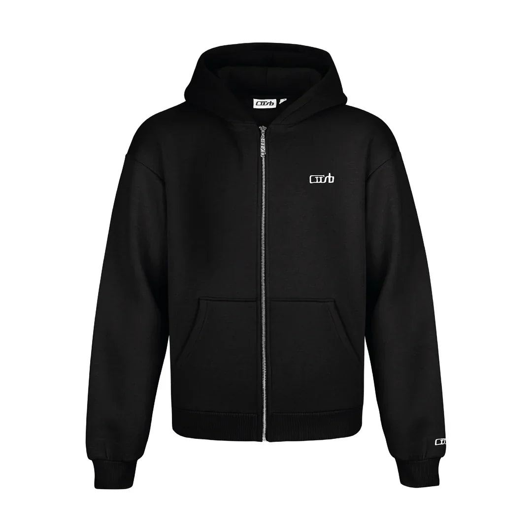 Tracksuit zip-up black