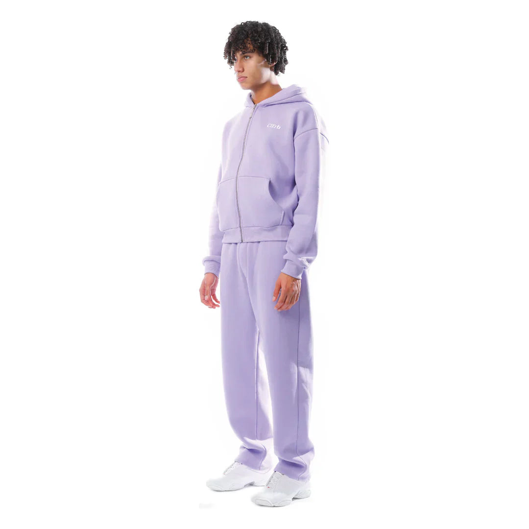 Tracksuit zip-up purple
