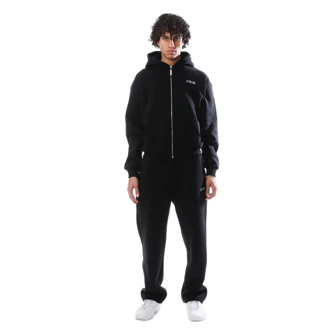 Tracksuit zip-up black