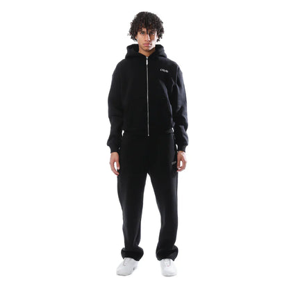 Tracksuit zip-up black