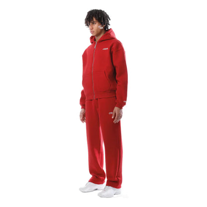 Tracksuit zip-up red