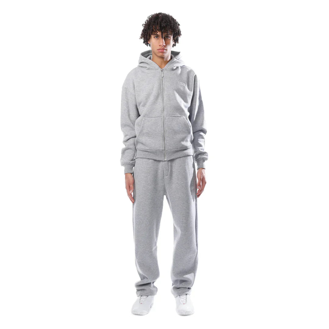 Tracksuit zip-up grey