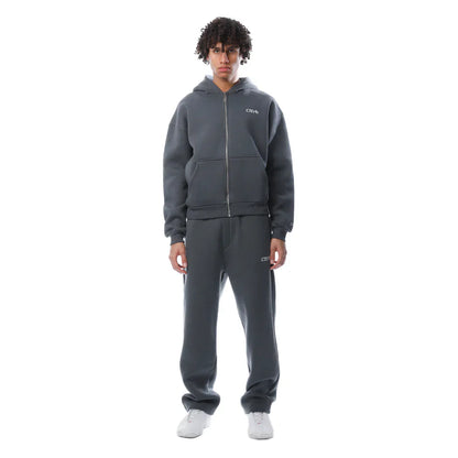 Tracksuit zip-up anthrazit