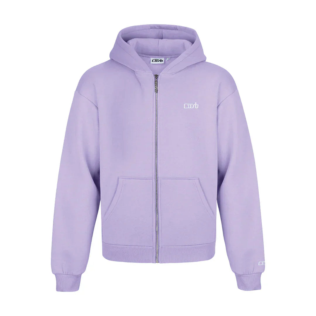 Tracksuit zip-up purple